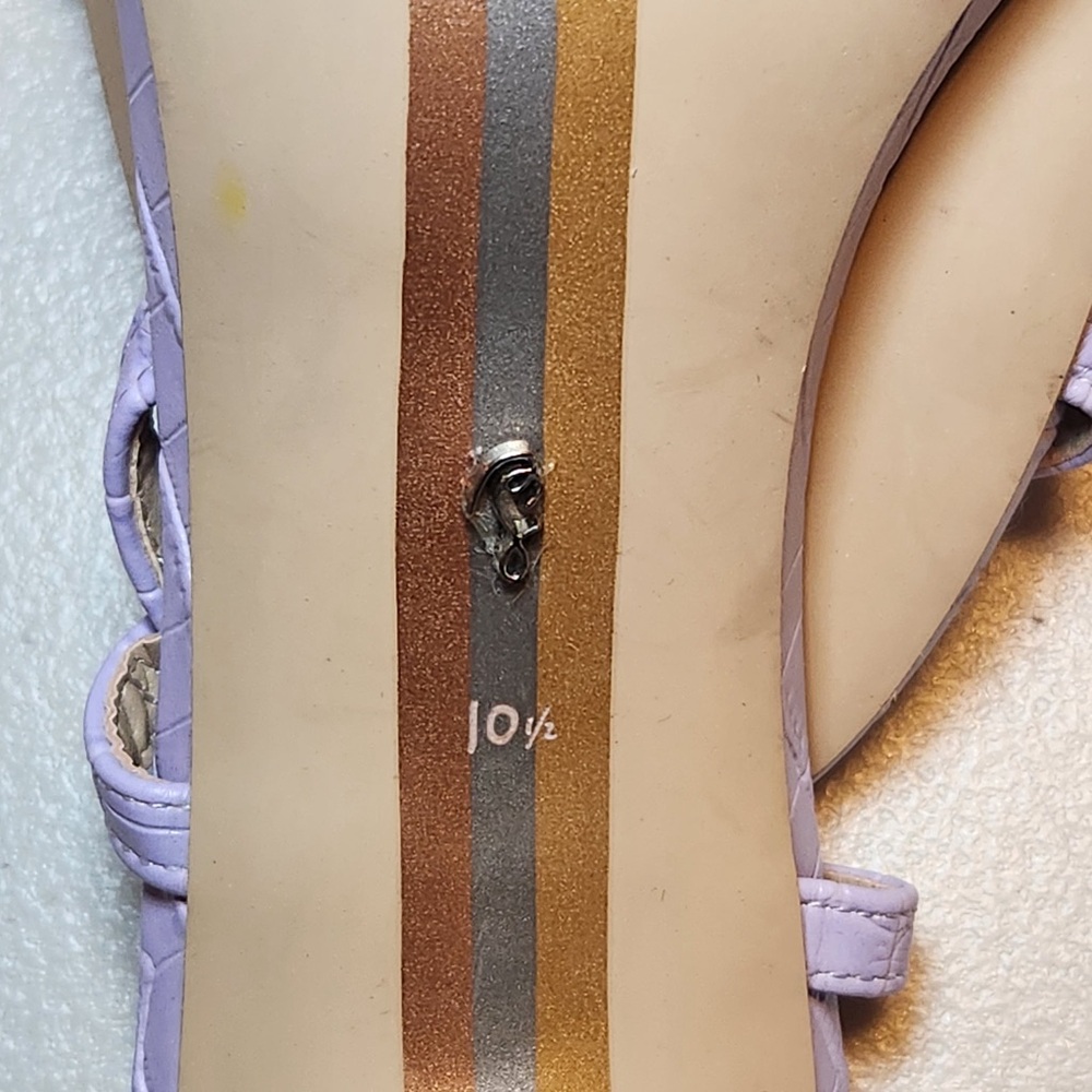 New Sam Edelman‎ Doran Strappy Sandals in Misty Lilac Spring Summer Wedding - Picture 6 of 6